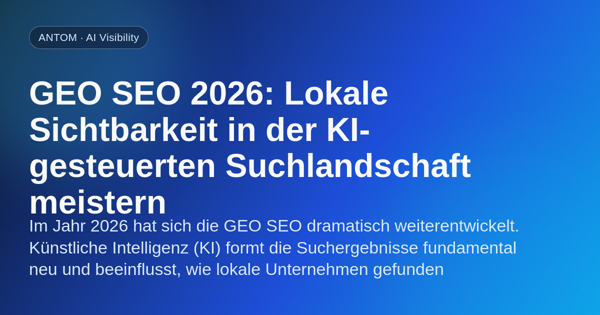 Eine Karte mit Stecknadeln, die lokale Geschäfte repräsentieren, überlagert mit grafischen Elementen, die künstliche Intelligenz und Datenanalyse symbolisieren.